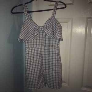 Plaid Romper